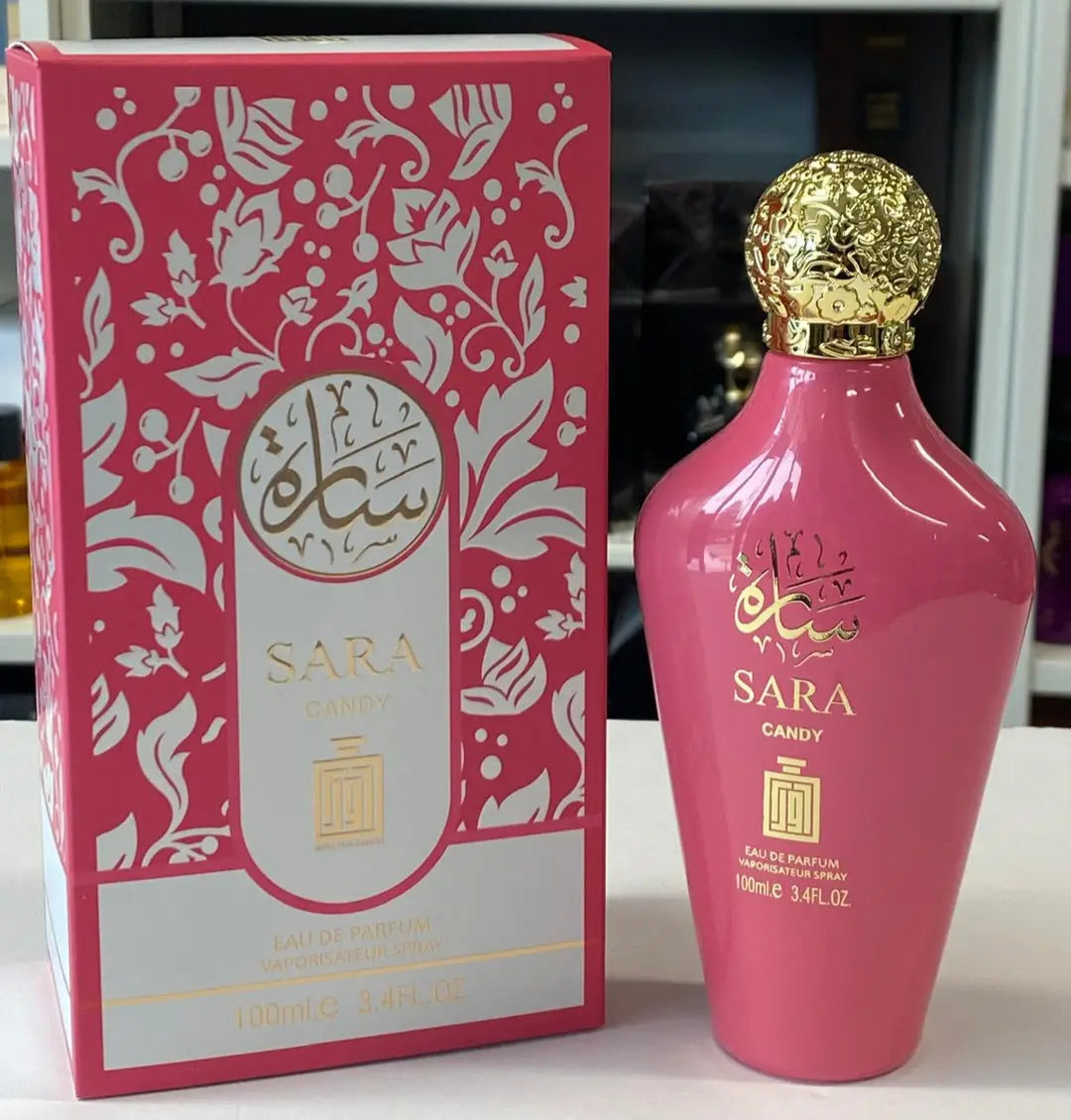 Close up of SARA Candy EDP - Authentic Arabian Fragrances Canada