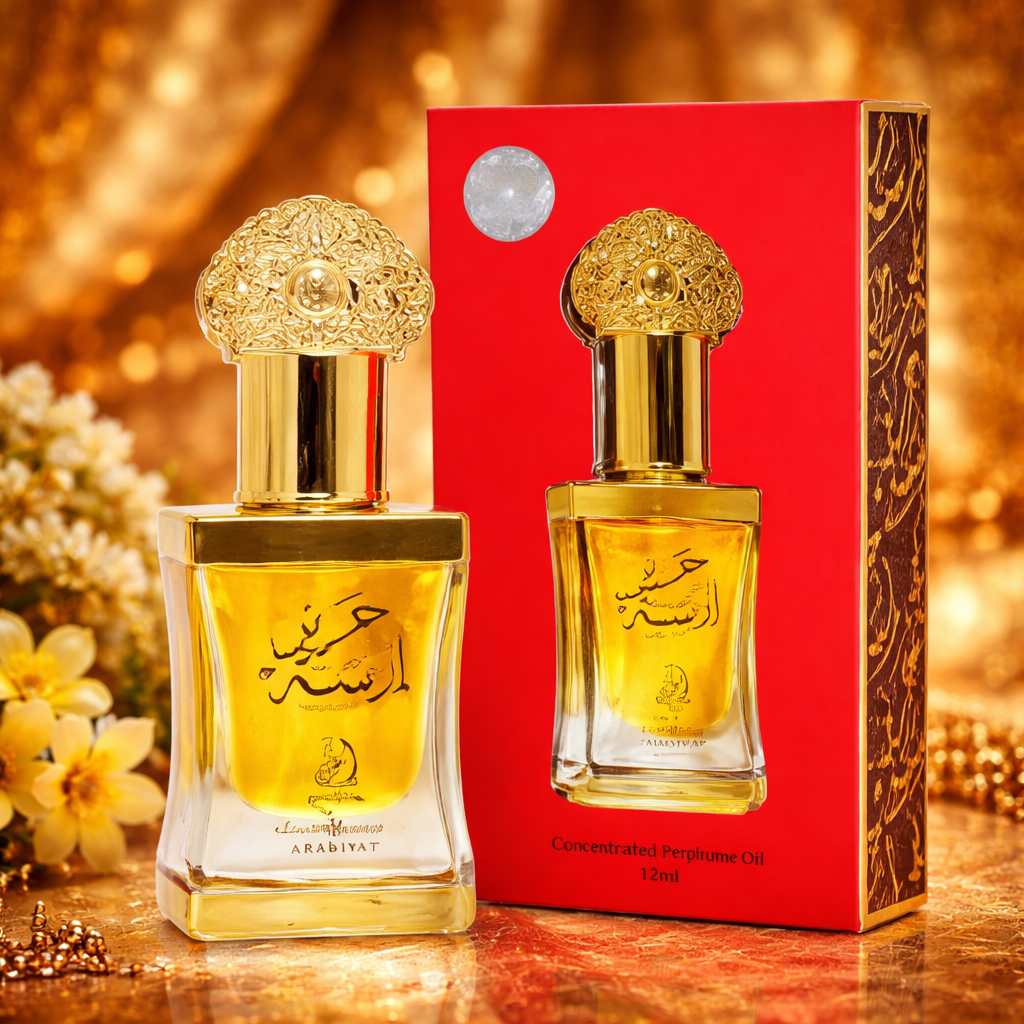 Lamsat Harir fragrance notes of Rose and Vanilla Milk - Authentic perfume online Canada