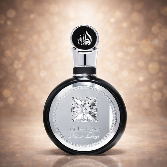 Lattafa Fakhar Men 100ml EDP silver and black bottle - Best YSL Y alternative perfume