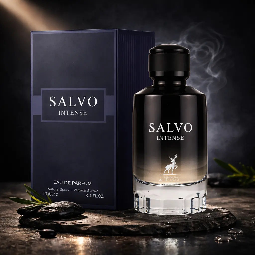 Authentic Salvo Intense Box and Bottle - Men's Fragrance Canada