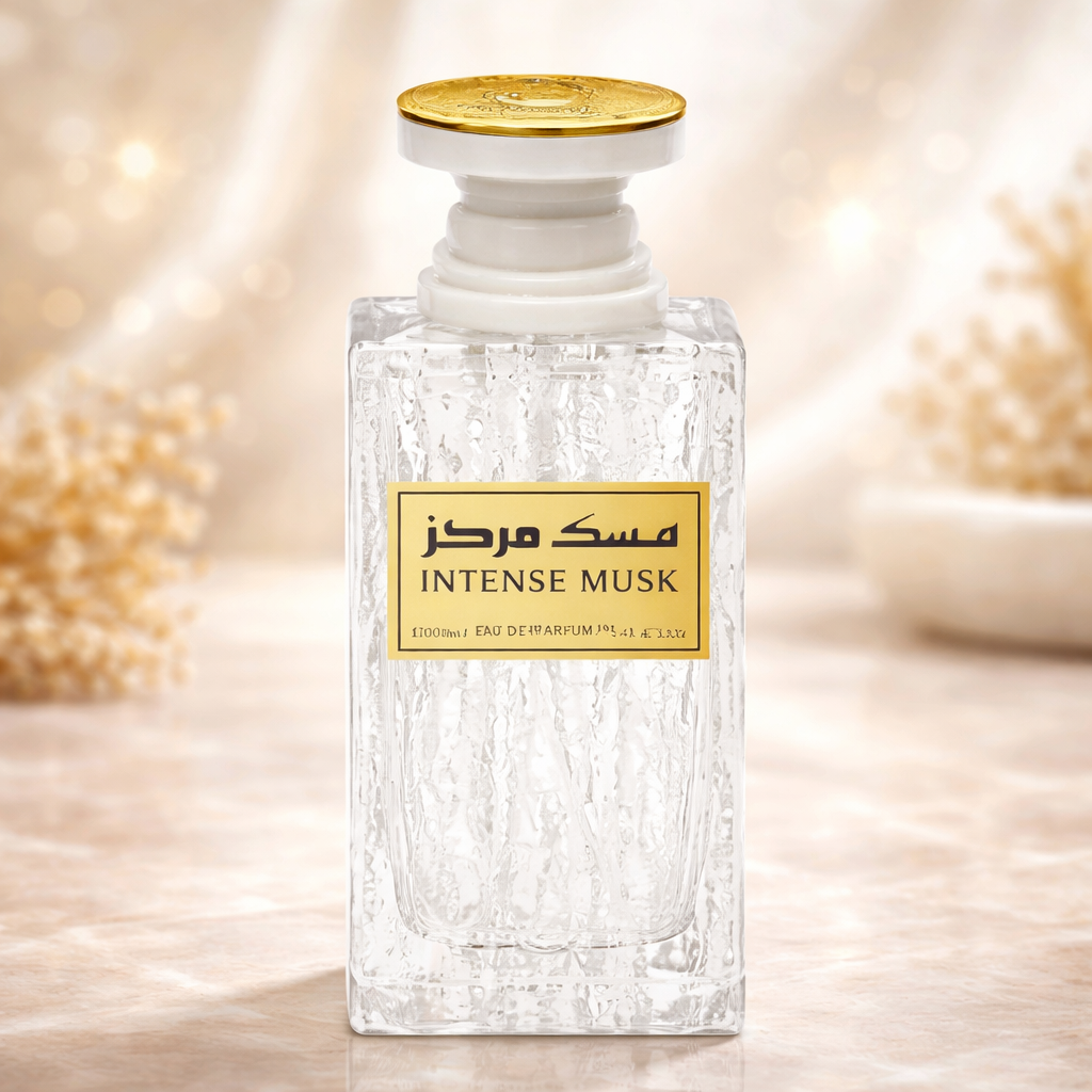 Arabiyat Intense Musk fragrance notes of Turkish Rose and Jasmine - Authentic perfume online Canada