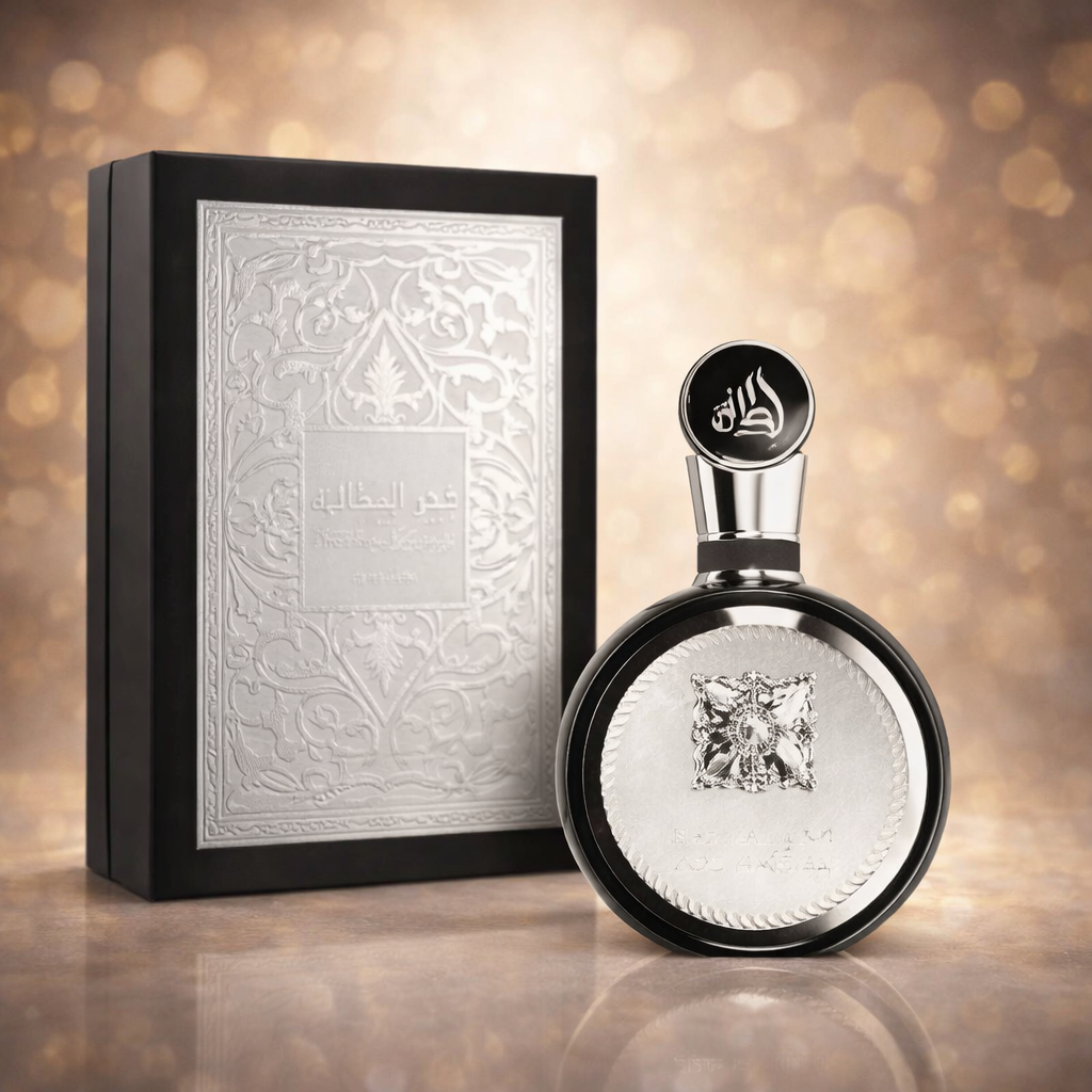 Lattafa Fakhar Black fragrance notes of Apple and Ginger - Authentic perfume online Canada