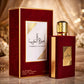 Lattafa Ameerat Al Arab 100ml EDP red velvet bottle - Authentic long lasting perfume for women