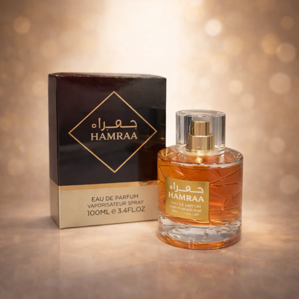 Hamraa by Aura Fragrances cinnamon and amber notes - Authentic perfume online Canada