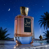 Rimal Women 100ml EDP elegant bottle - Long lasting fresh woody floral perfume for women