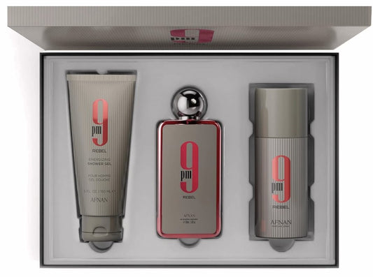 Afnan 9 PM Rebel Unisex Luxury Perfume Gift Set