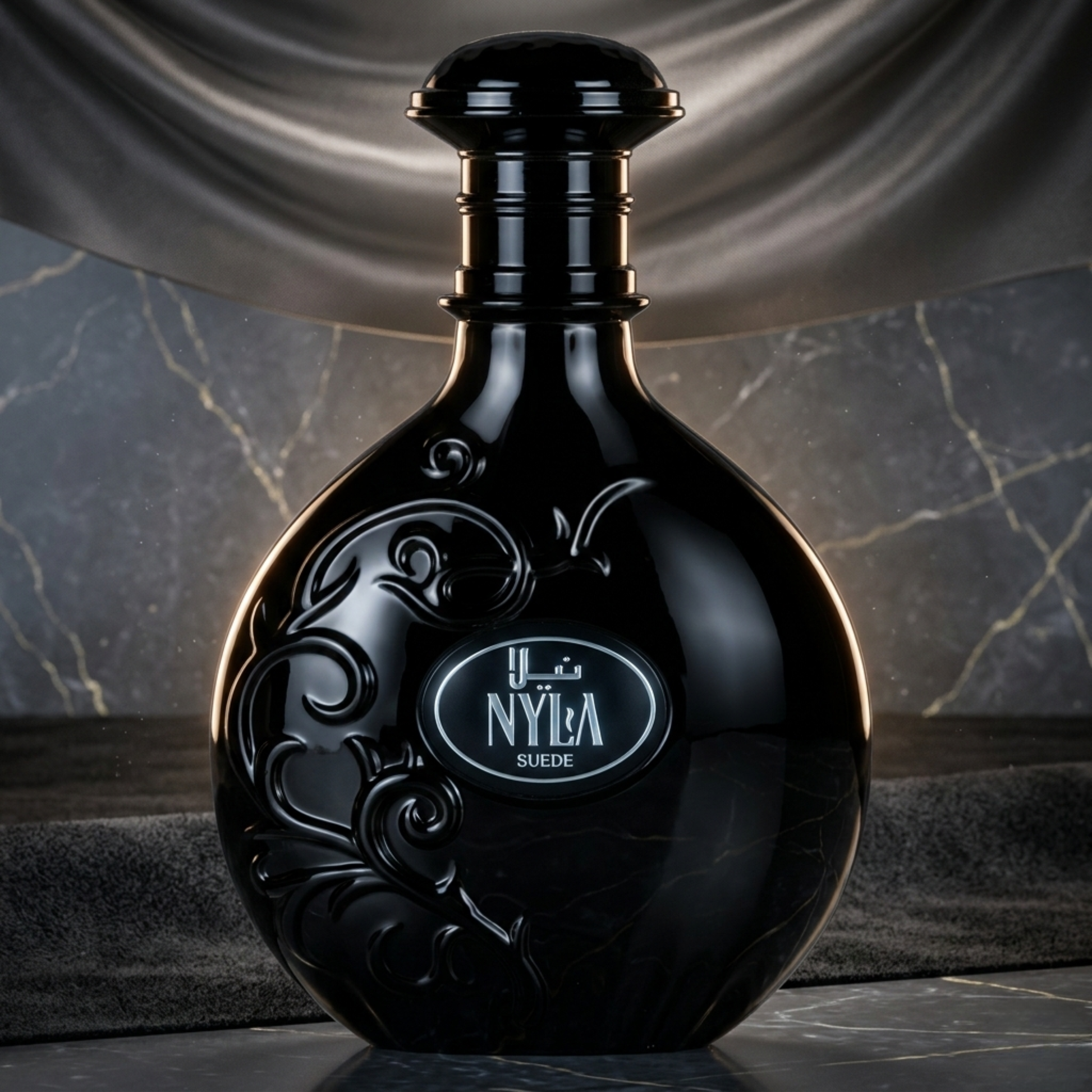 Nyla Suede fragrance notes of Vanilla Milk and Caramel - Authentic perfume online Canada
