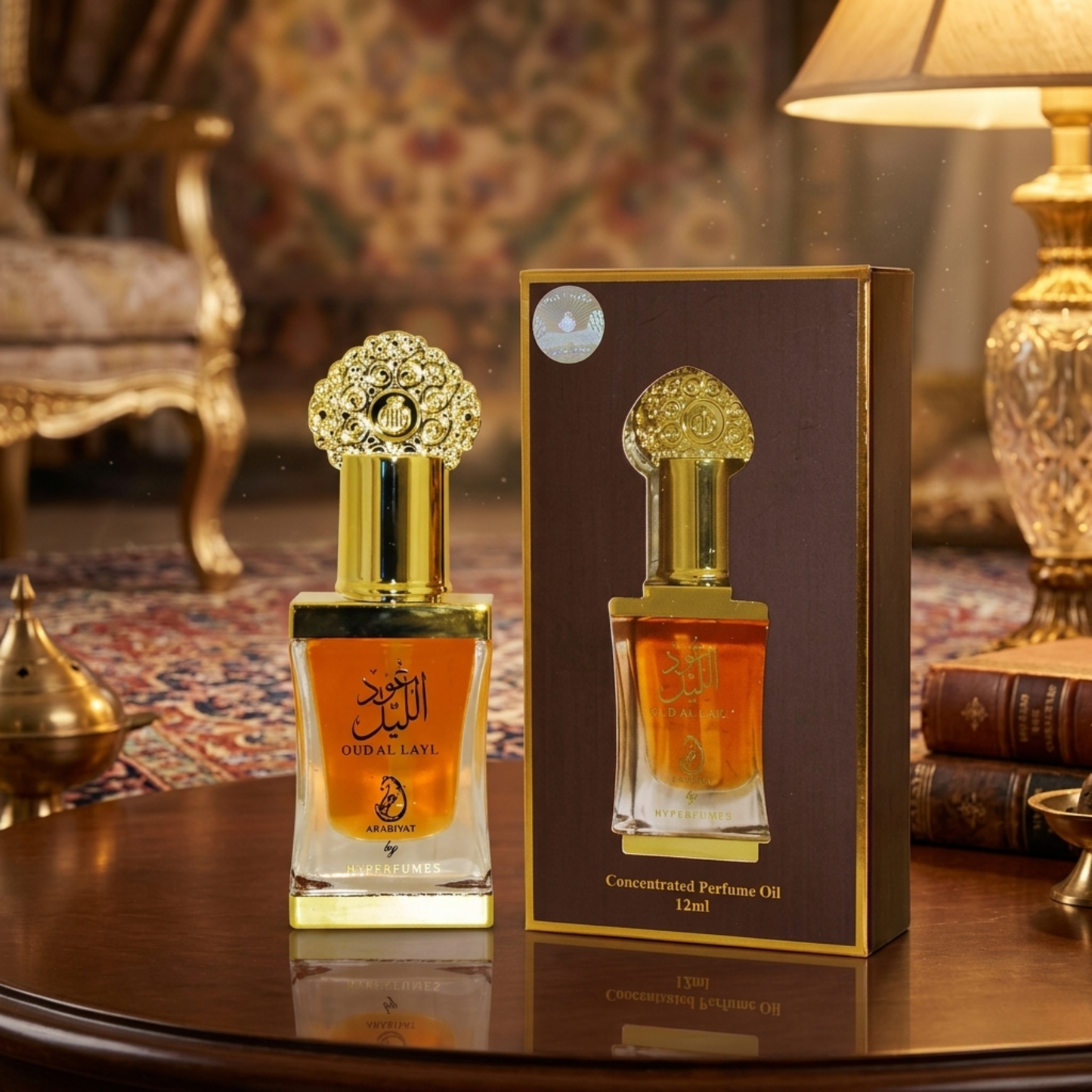 Oud Al Layl fragrance notes of Rose and Smoky Oud - Authentic perfume online Canada